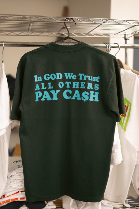 In God We Trust T-Shirt (Ivy/Process) - likesushi
