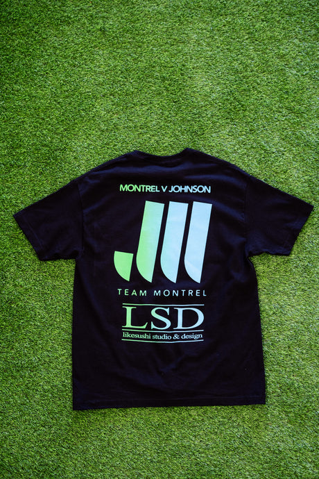 Team Montrel/LSD Fight Week T-Shirt (Black/Gradient) - likesushi
