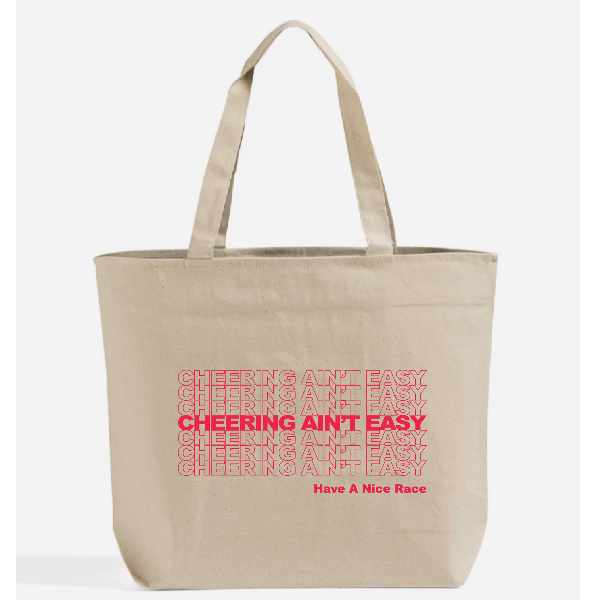 504th Cheering Ain't Easy Tote Bag