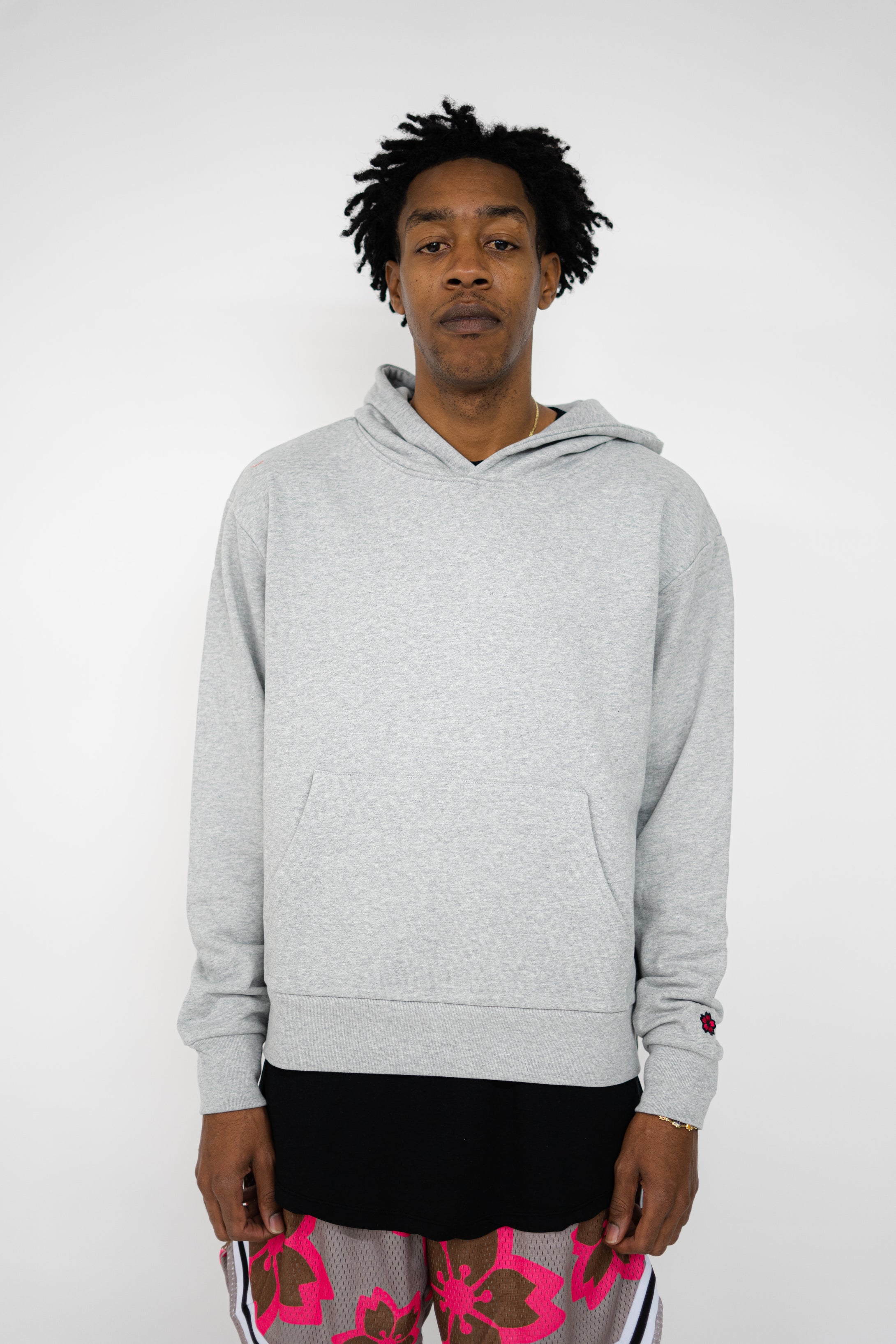 Classic Hooded Sweatshirt (Heather Grey) - likesushi