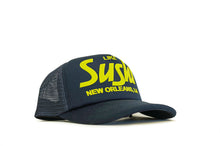 Load image into Gallery viewer, Team Logo City Mesh Trucker Cap (Navy/Yellow) - likesushi
