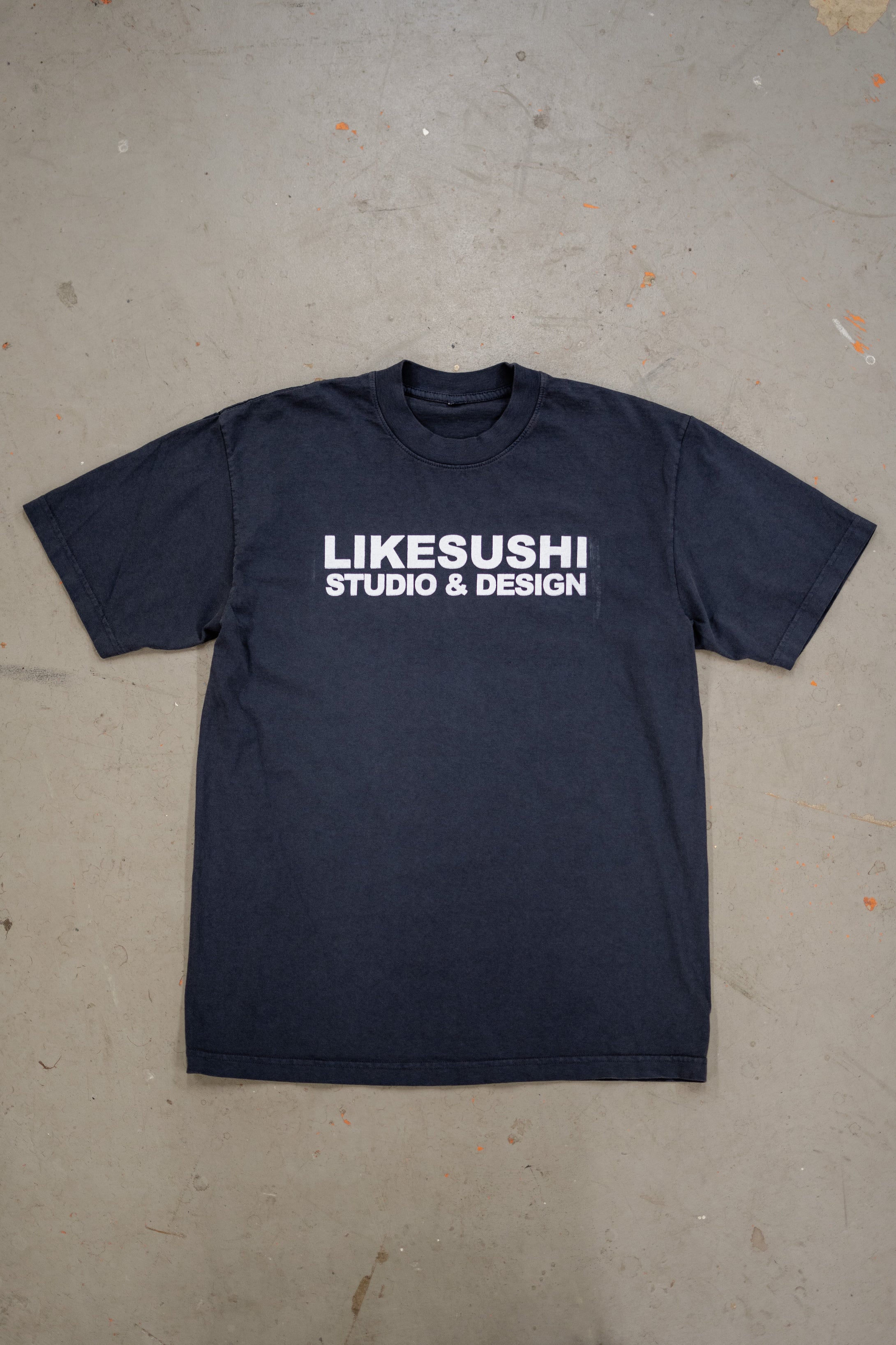 Studio & Design T-Shirt (Throwback Blue-Black) - likesushi