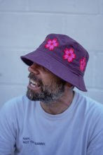 Load image into Gallery viewer, Blossom Crown Bucket Hat (Mauve) - likesushi
