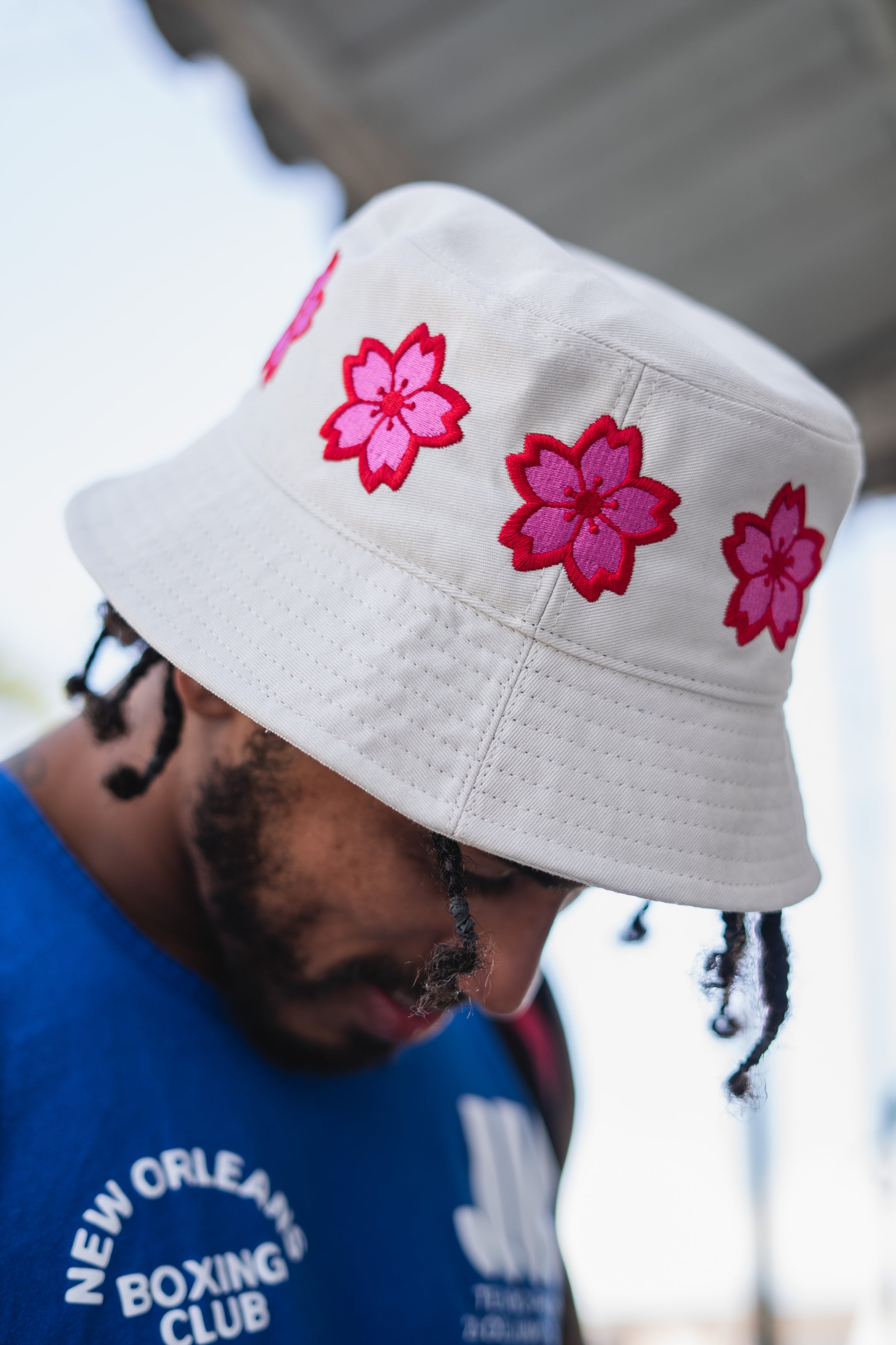 Blossom Crown Bucket Hat (Off White) - likesushi