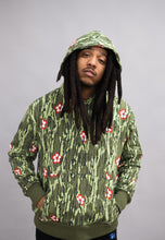 Load image into Gallery viewer, Blossom Everyday Camo Hooded Sweatshirt (Green) - likesushi
