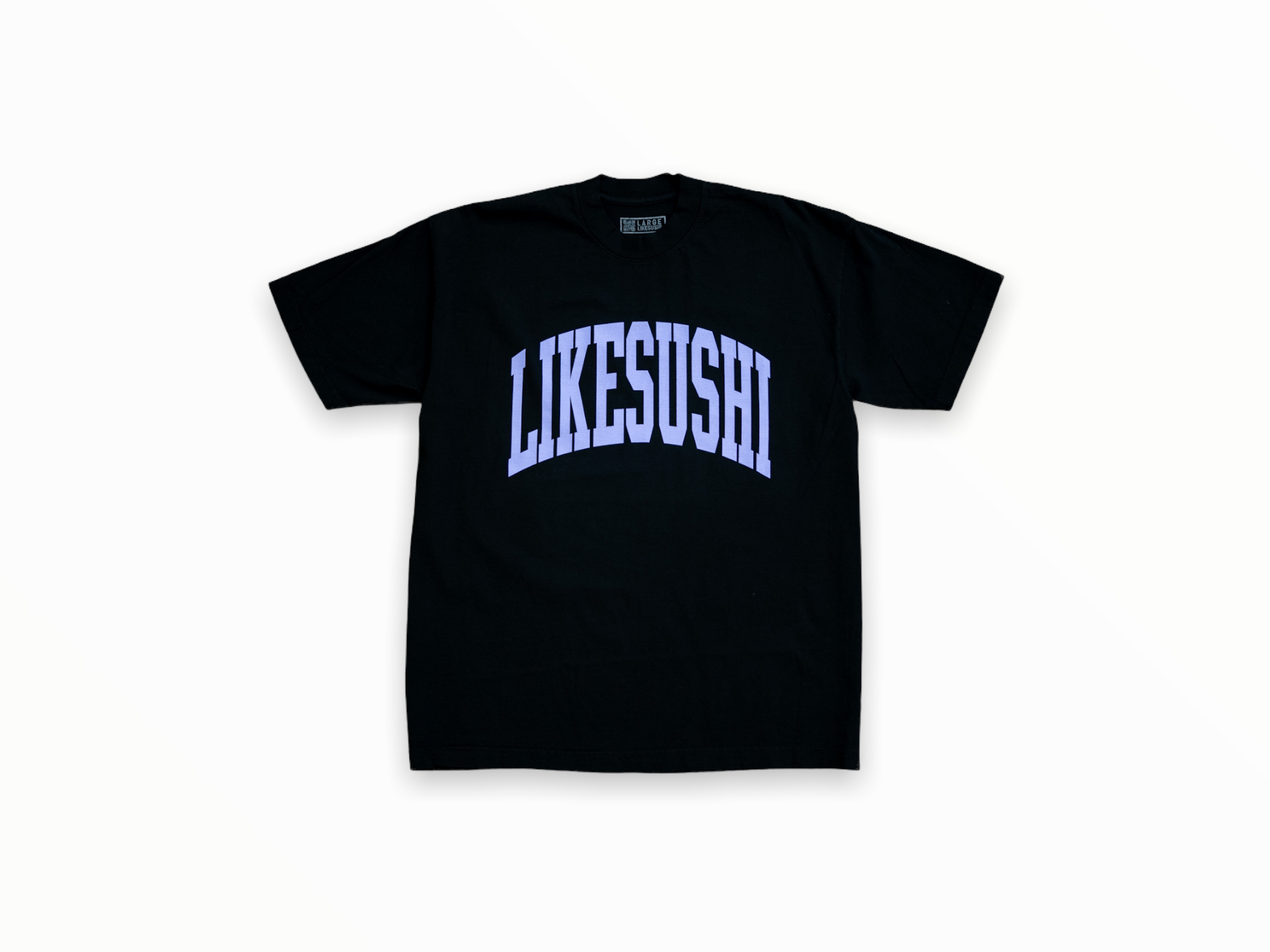Arch Logo T-Shirt No. 1 (Black/Easter Purple) - likesushi