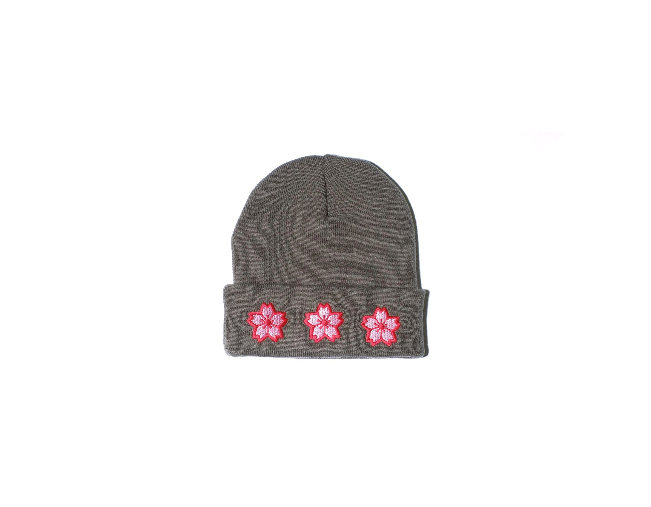 Blossoms Beanie (Flat Gray) - likesushi