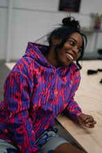 Load image into Gallery viewer, Blossom Everyday Camo Hooded Sweatshirt (Purple) - likesushi
