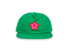 Load image into Gallery viewer, Blossom 5 Panel Snapback Cap (On the Green) - likesushi
