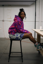 Load image into Gallery viewer, Blossom Everyday Camo Hooded Sweatshirt (Purple) - likesushi
