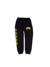 Load image into Gallery viewer, Arch Logo Blossom Sweatpants (Black/Matte Neon) - likesushi
