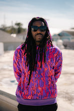 Load image into Gallery viewer, Blossom Everyday Camo Hooded Sweatshirt (Purple) - likesushi
